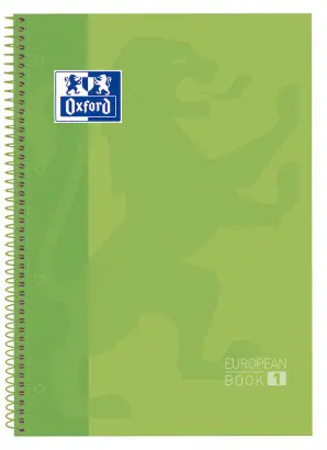 Imagen CUADERNO A4 5MM 80H 90GRS. MICRO. VERDE MANZANA. OXFORD