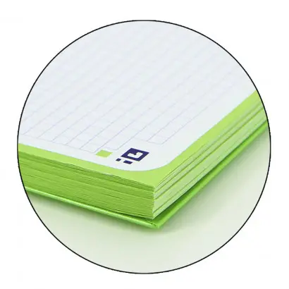 Imagen CUADERNO A4 5MM 80H 90GRS. MICRO. VERDE MANZANA. OXFORD 2