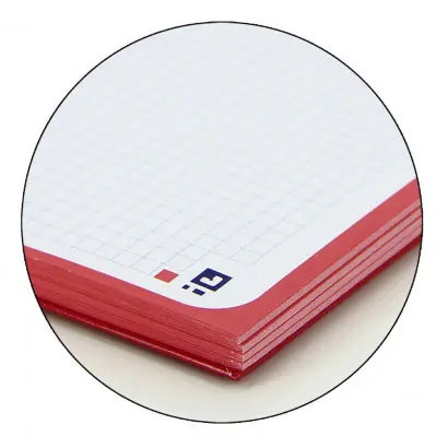 Imagen CUADERNO A4 5MM 80H 90GRS. MICRO. ROJO. OXFORD  2