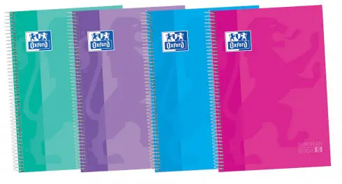 Imagen CUADERNO A4 5MM 120H. 90GR. MICRO. COLORES TENDENCIA. OXFORD 2