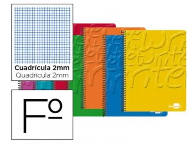 Imagen CUADERNO F MILIMETRADO 80 H. 60 GRS. LIDERPAPEL