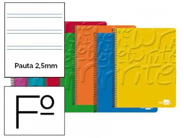 Imagen CUADERNO F PAUTA 2,5 80 H. 60 GRS. LIDERPAPEL