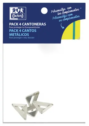 Imagen PACK 4 CANTONERAS METLICAS. OXFORD 2