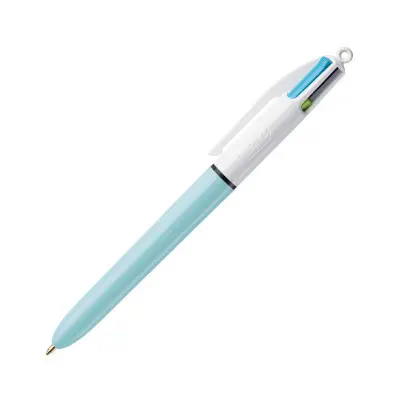 Imagen BOLGRAFO BIC 4 COLORES FUN CELESTE
