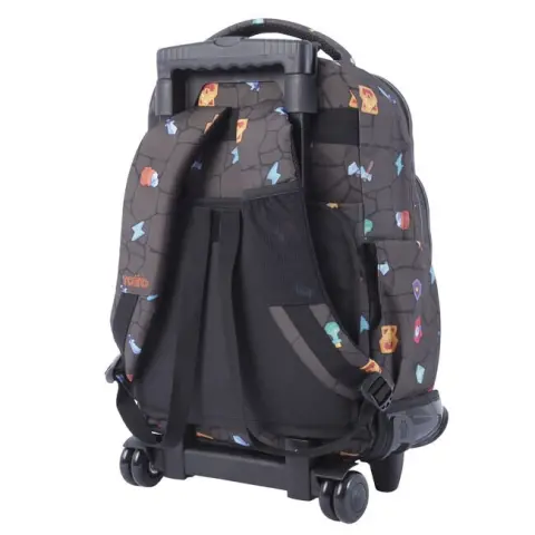 Imagen MOCHILA ESCOLAR CON RUEDAS ESTAMPADO VIDEOJUEGO. RENGLONES 4