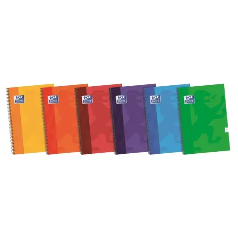 Imagen CUADERNO F 4MM. 80H. 90GR. EXTRADURA VIVOS. OXFORD