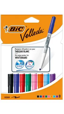 Imagen BLISTER ROTULADOR VELLEDA FELT MEDIUM C/8 