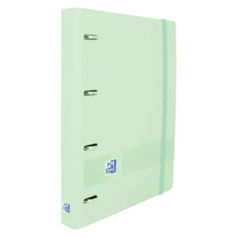 Imagen CARPEBLOCK 4 ANILLAS A4+ MENTA PASTEL C/RECAMBIO 5X5. OXFORD