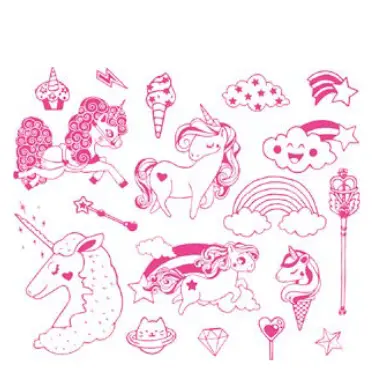 Imagen SET 10 STAMPO MINOS UNICORNIOS