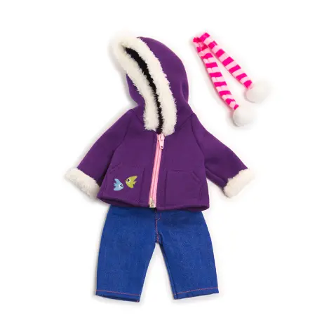 Imagen CONJUNTO ROPA CHICO FRIO POLAR 32CM.