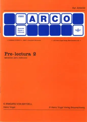 Imagen MINI-ARCO: PRE-LECTURA 2