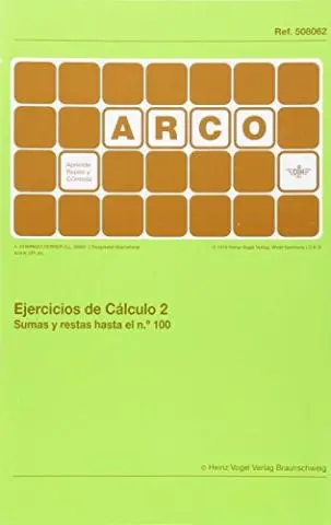 Imagen ARCO: EJERCICIOS DE CÁLCULO 2