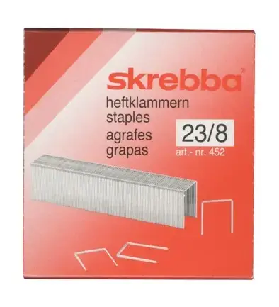 Imagen GRAPAS SKREBBA 23/8 GALVANIZADAS C/1000