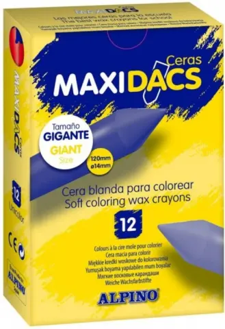 Imagen CERAS MAXIDACS VIOLETA C/12. ALPINO