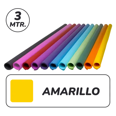 Imagen PAPEL KRAFT AMARILLO 1X3M. FBS