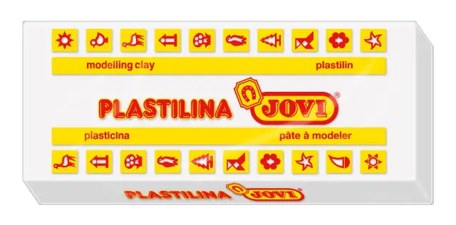 Imagen PLASTILINA JOVI MEDIANA BLANCA 