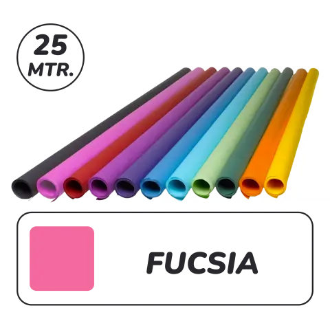 Imagen PAPEL KRAFT FUCSIA 1X25M. FBS