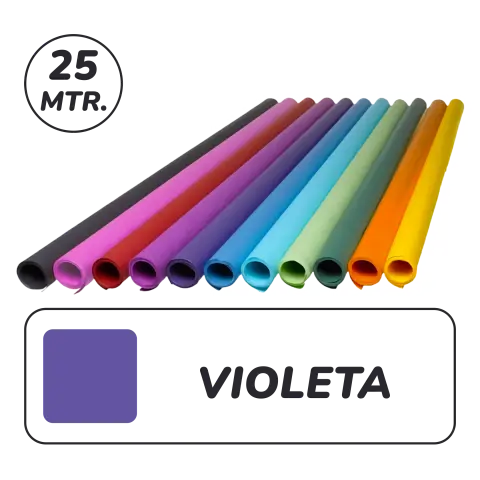 Imagen PAPEL KRAFT VIOLETA 1X25 M. FBS