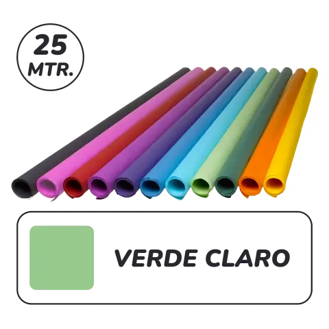 Imagen PAPEL KRAFT VERDE CLARO 1X25M. FBS