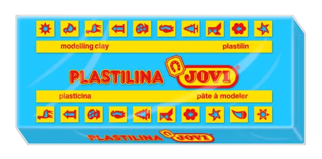 Imagen PLASTILINA JOVI MEDIANA AZUL CLARO