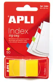 Imagen DISPENSADOR NDICE AMARILLO 25X45MM. APLI