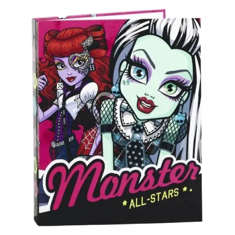 Imagen CARPETA F 4 ANILLAS MONSTER HIGH