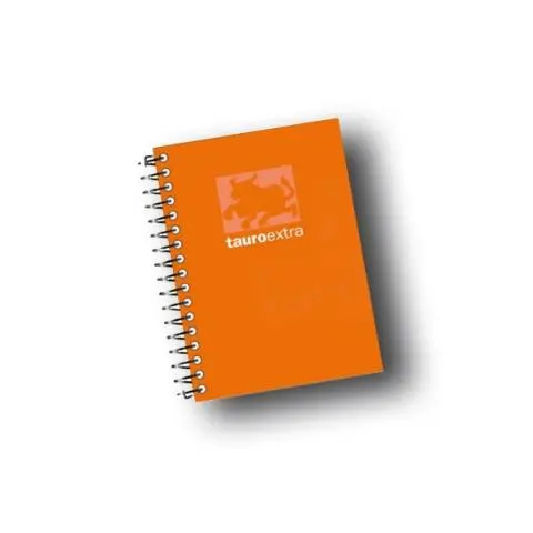 Imagen CUADERNO 16 NATURAL 4MM PP 80H. TAURO PLASTIC