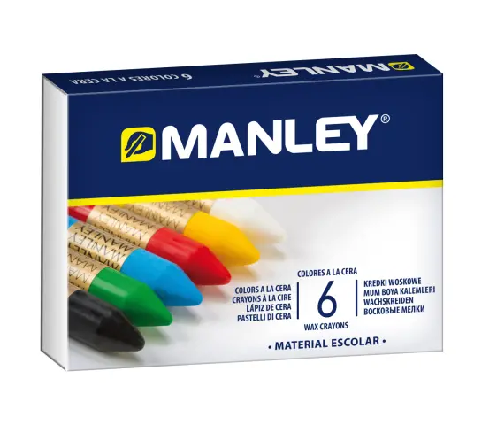 Imagen CERAS BLANDAS C/6 MANLEY