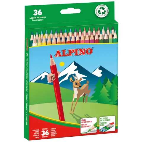 Imagen LAPICES DE COLORES ALPINO C/36