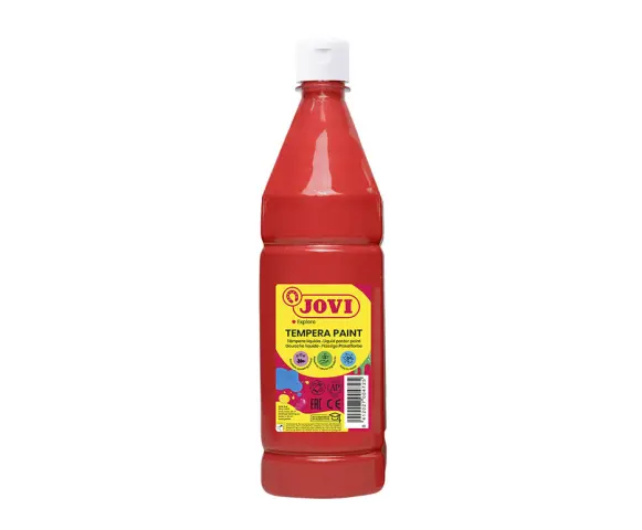 Imagen TEMPERA LIQUIDA ROJA  JOVI. 1000 ML. 