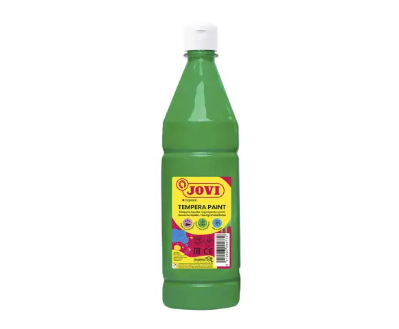 Imagen TEMPERA LIQUIDA VERDE MEDIO JOVI. 1000 ML. 