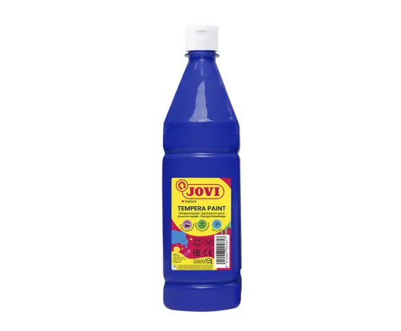 Imagen TEMPERA LIQUIDA AZUL ULTRAMAR JOVI. 1000 ML.