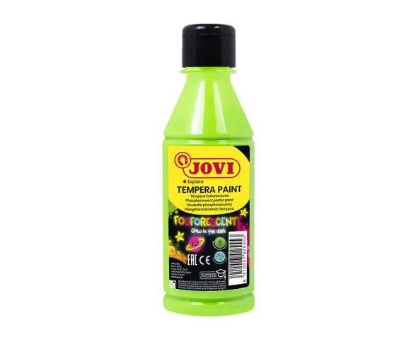 Imagen TEMPERA LIQUIDA FOSFORESCENTE VERDE 250ML.