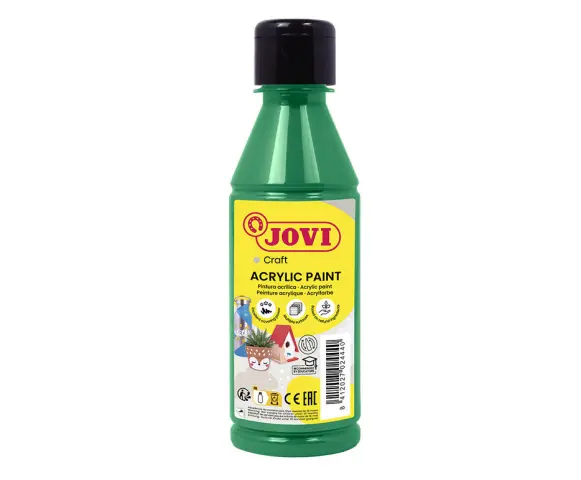 Imagen PINTURA ACRILICA VERDE OSCURO JOVIDECOR. 250 ML.