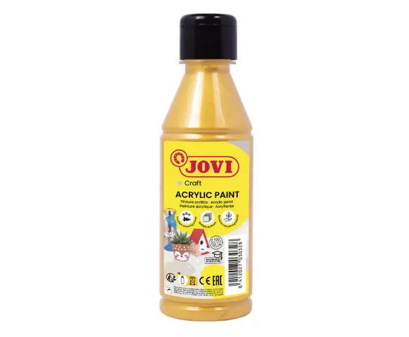 Imagen PINTURA ACRILICA ORO JOVIDECOR. 250ML.