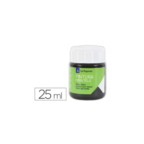 Imagen PINTURA TELA NEGRA 25ML. PAJARITA