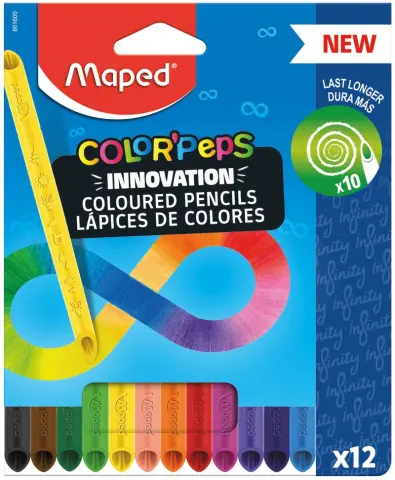 Imagen LAPICES DE COLORES PEPS INFINITY C/12