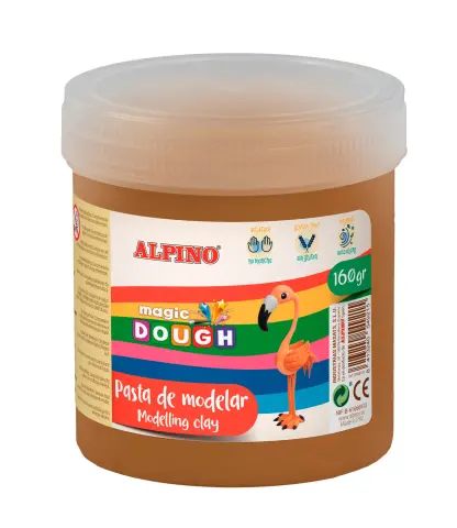 Imagen PASTA MODELAR MARRON MAGIC DOUGH 160 GR. ALPINO