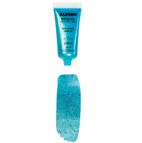 Imagen MAQUILLAJE GEL METALLIC GLITTER AZUL. ALPINO