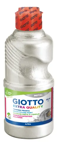 Imagen TEMPERA LIQUIDA METALIZADA PLATA 250ML. GIOTTO 