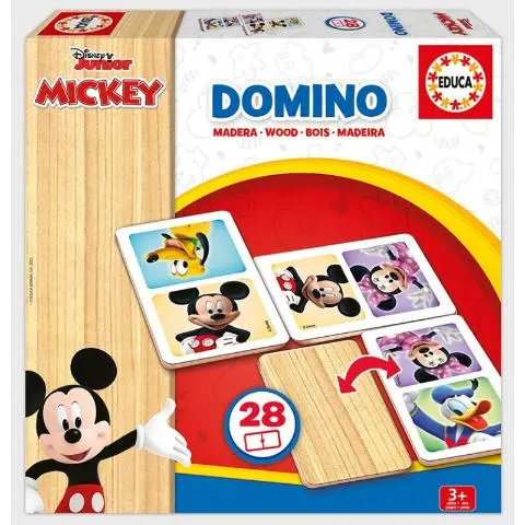 Jogo De Dominó Mickey 28 Peças-ETITOYS