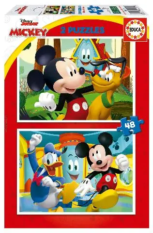 Imagen PUZZLE 2X48 PZAS. MICKEY. EDUCA