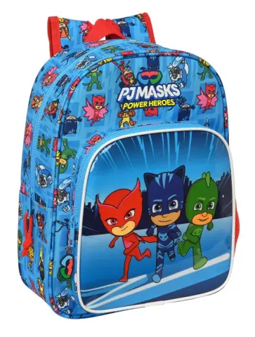 Imagen MOCHILA INFANTIL ADAPTABLE A CARRO PJMASKS. SAFTA 