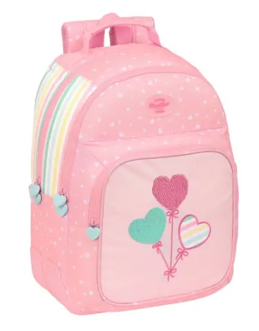 Imagen MOCHILA DOBLE CANTONERA ADAPTA CARRO BLACKFIT GLOBITOS. SAFTA