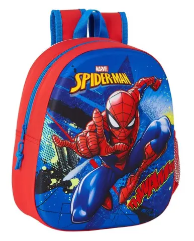 Imagen MOCHILA GUARDERIA 3D SPIDERMAN. SAFTA