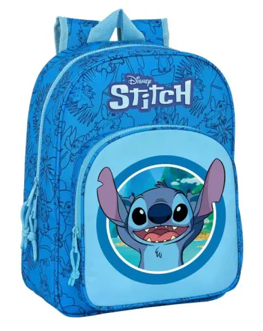 Imagen MOCHILA INFANTIL ADAPTABLE A CARRO STITCH. SAFTA 