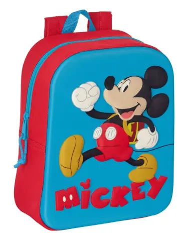 Imagen MOCHILA GUARDERIA 3D CUADRADA MICKEY. SAFTA