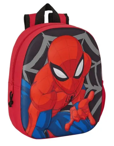 Imagen MOCHILA GUARDERIA 3D REDONDA SPIDERMAN. SAFTA