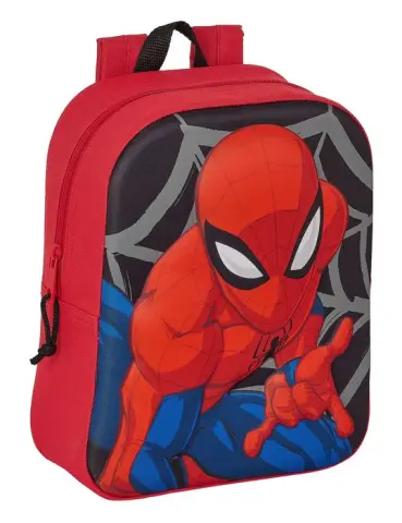Imagen MOCHILA GUARDERIA 3D CUADRADA SPIDERMAN. SAFTA