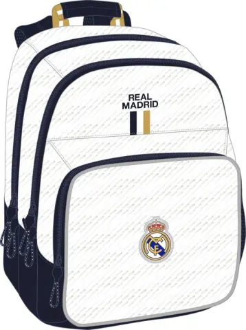 MOCHILA DOBLE ADAPTABLE A CARRO REAL MADRID 23/24 - Buenaletra